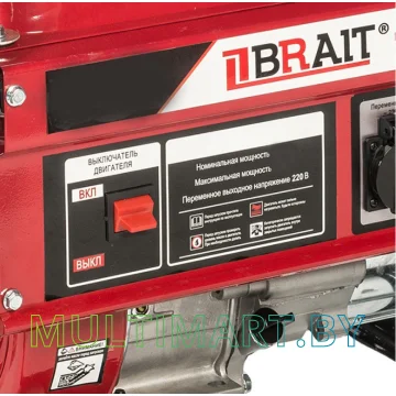 Бензиновый генератор Brait BR2500-CU картинка 4
